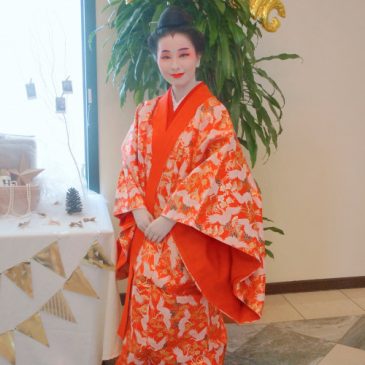 結婚式にて「かきやで風」